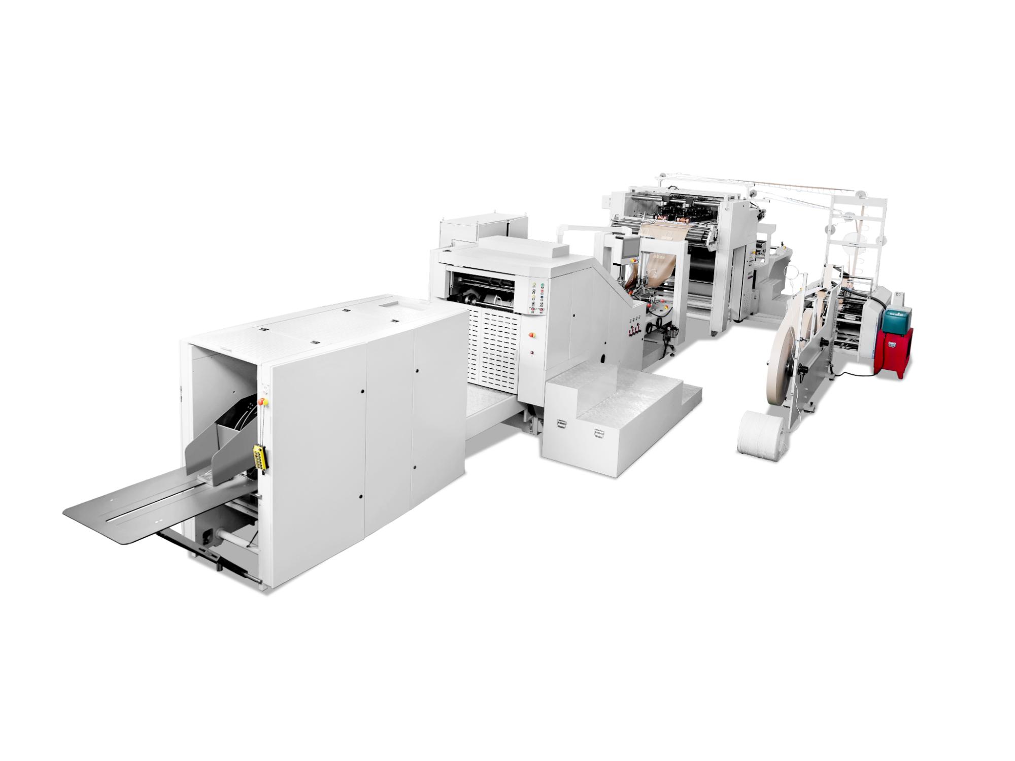 RZFD-550T圆绳手提袋方底纸袋机，包装生产的得力助手